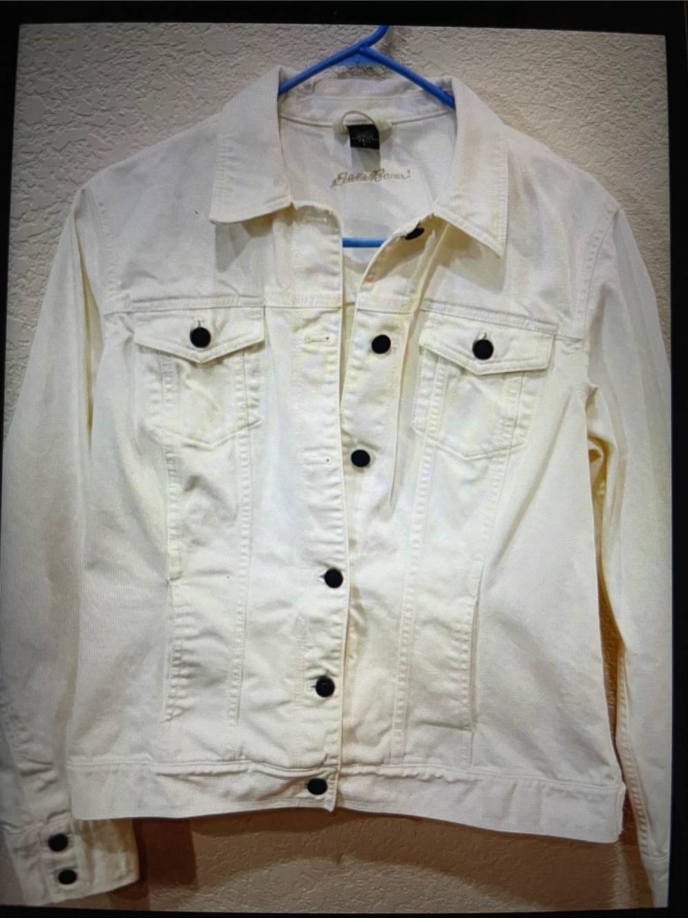 White Denim Jacket Classic Women's Jean Jacket
